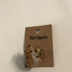 Pier 1 Rhinestone Frog Ring